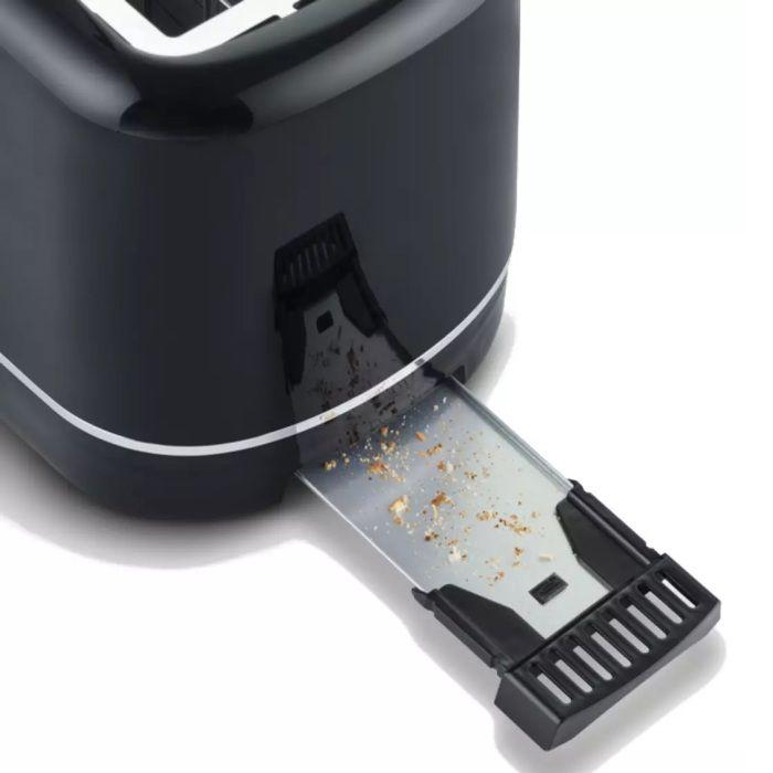 Grille-pain - SEVERIN - 2 emplacements - Réglable - Fonction de dégivrage - Noir et blanc