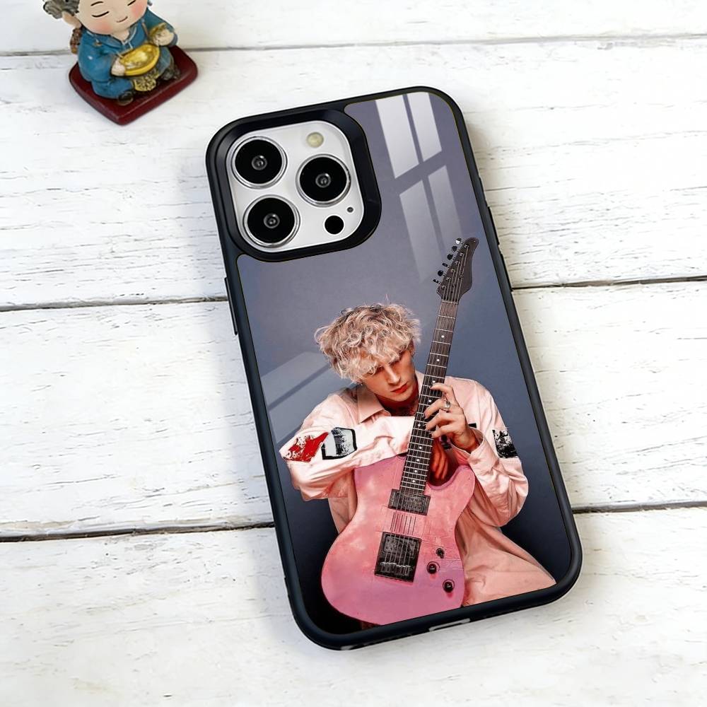 MGK Machine Gun K-Kelly Phone Case For iPhone17,16,15,14,13,12,11 Plus,Pro Magnetic For Magsafe Wireless Charging