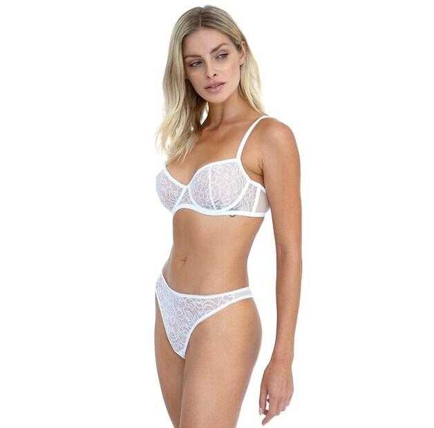 Трусики-стринги Love and Hate Issa White EU XL