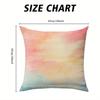 Sunset Glow square Jacquard Pillow Cover for Sofa Office Waist Cushion Cover Home Decorative Pillowcase