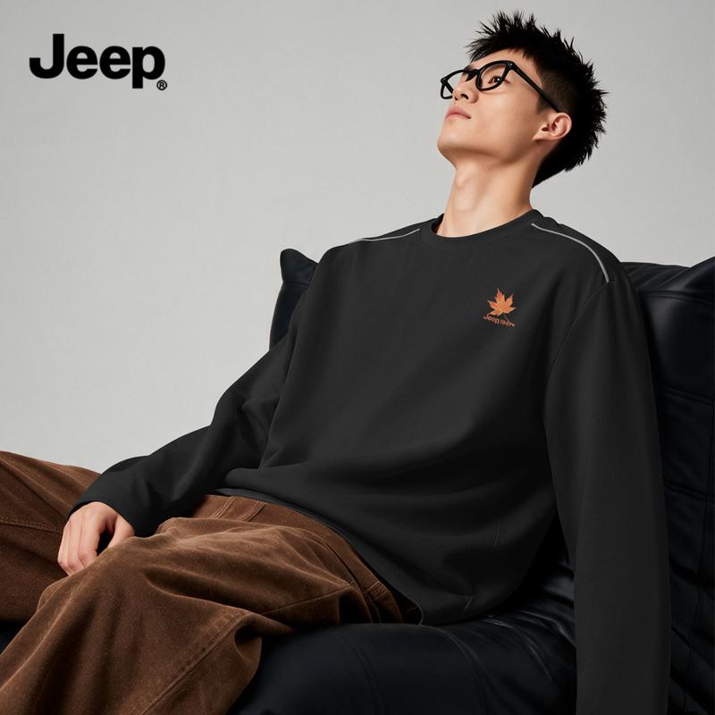 JEEP Men's Long Sleeve Casual T-Shirt