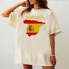 Spain Top Tees Girl Psychedelic Korean Clothes Gothic Harajuku Y2k T Shirt 2000s 2000s Pop Culture Harajuku Classic Comfortable