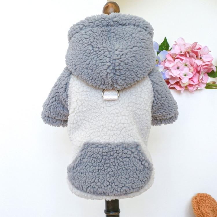 Outdoor Dog Warm Fleece Brushed Sweatshirts Jackets Vest for Small Medium Dogs