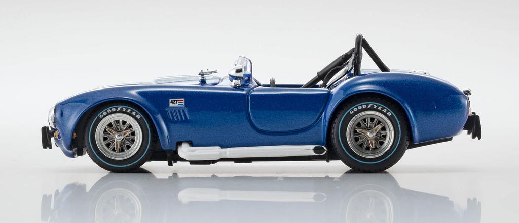 Kyosho Original Shelby Cobra 427 Racingscheibe Blau Fertigprodukt KS03019MBL 1/43 S/C