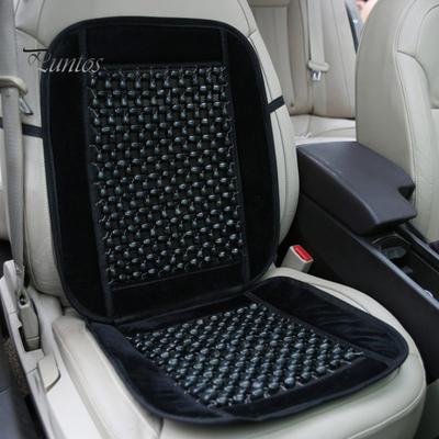 Wooden Bead Car Seat Cushion Breathable Summer Cooling Pad Comfort Massage Car Seat Cushion for Spine Support & Heat Reduction