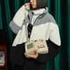 Li-Ning Fleece Stand Collar Warm Embroidered Sports Cotton Jacket Unisex Outerwear Rock-Gray AFMR494-1