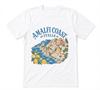 Amalfi Coast Italia Holiday Vacation Graphic White T-shirt