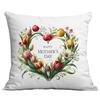 New Mother's Day Creative Wreath Letter Pillow Case Home Sofa Cushion Pillow Case