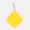 Colorful Silicone Keychain Bubble Toy - Mouse Killer Pendant and Educational Decompression Tool
