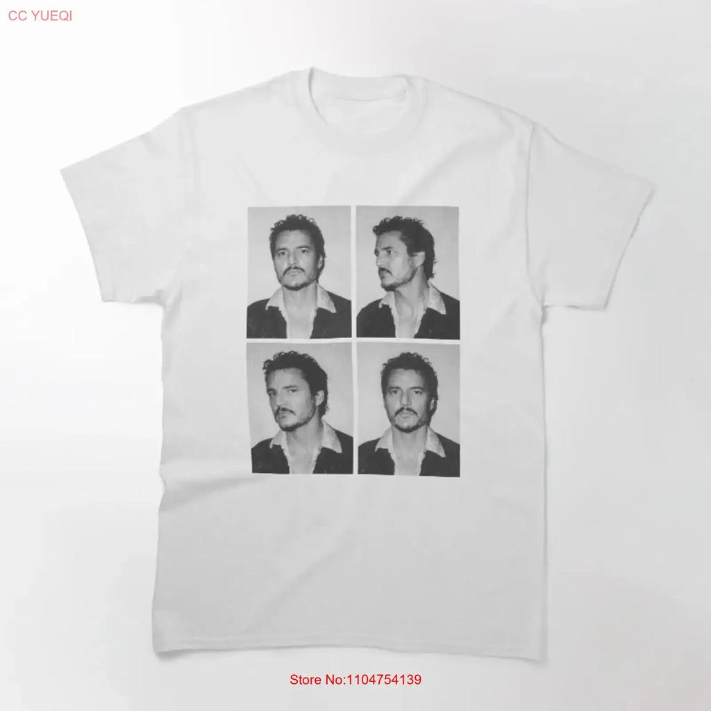Pedro Pascal Classic T Shirt Vintage Washed Breathable Unisex Versatile Comfortable Homme Graphic Designer Clothes Stretched