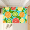 Cartoon Fruit Pattern Hallway Carpet Non-Slip Laundry Room Mat Laundry Decor Balcony Child Living Room Toilet Rug