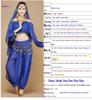 Indian Ethnic Belly Dance Set - Long Sleeve Autumn/Winter Pants for Stage Performance