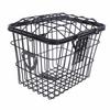 Electric Bike Basket Metal Bike Rear Storage Basket Large Capacity Cycling Basket with Lid for Bags