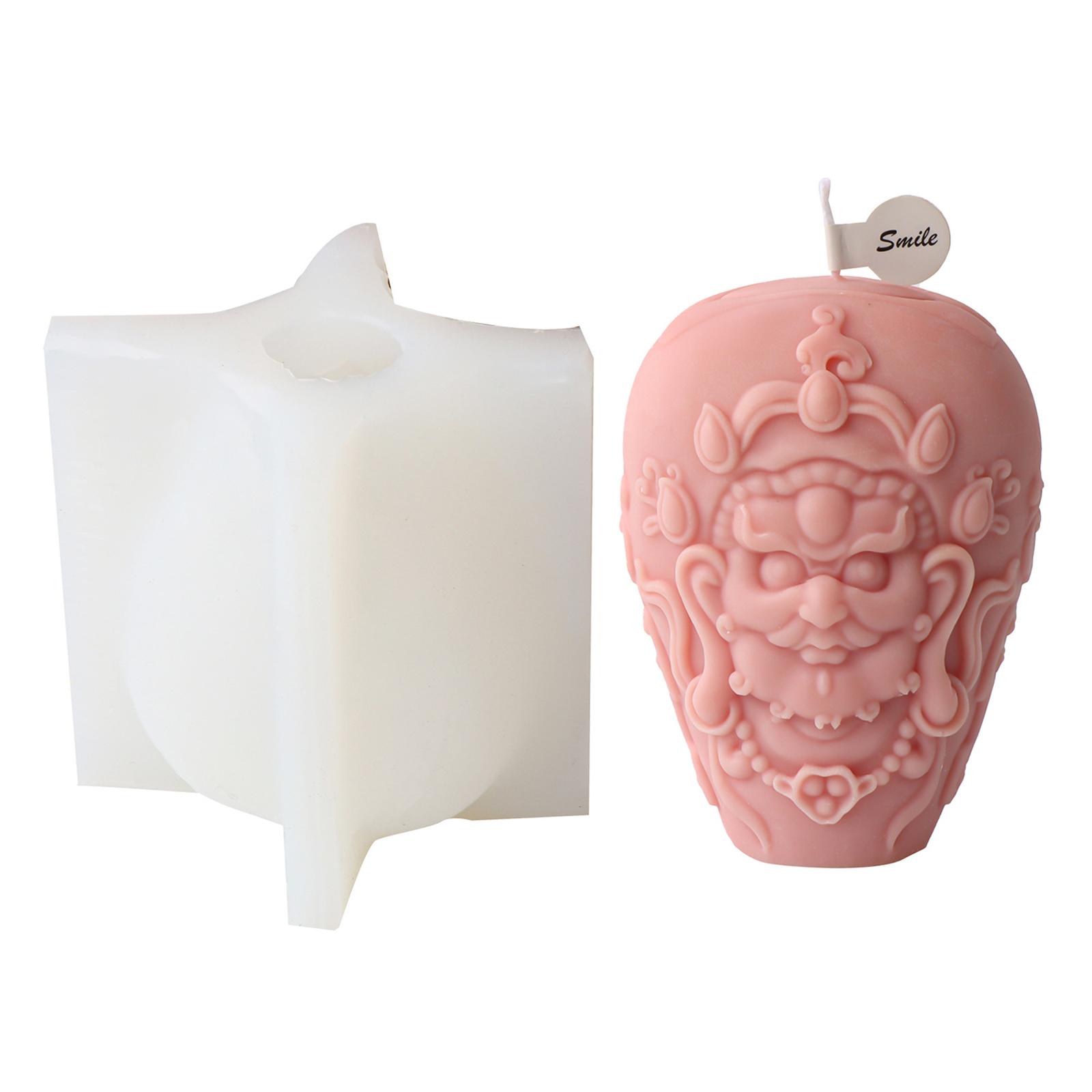 

Рельефная силиконовая форма для свечей в виде льва для мыла ручной работы, форма для ароматерапевтических свечей из гипсовой смолы, форма для цветочных горшков и орнаментов