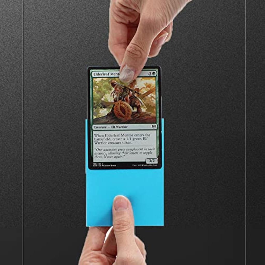 Texturované obaly na karty pre Top Loader Trading 66 x 200 Kariet na balenie Kariet, 91 mm, (Modrá obloha)