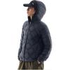 Anta Hooded Diamond Quilted Lightweight Down Jacket Black Men 152447955-4