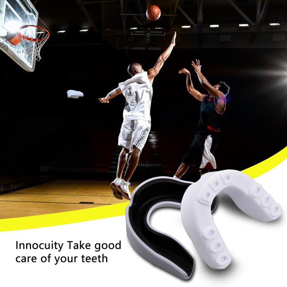 4PCS Boxing Gum Shield Mouth Guard Mouthguard Slim Fit for Football Wrestling Hockey Lacrosse Boxing for Contact Combat Sport