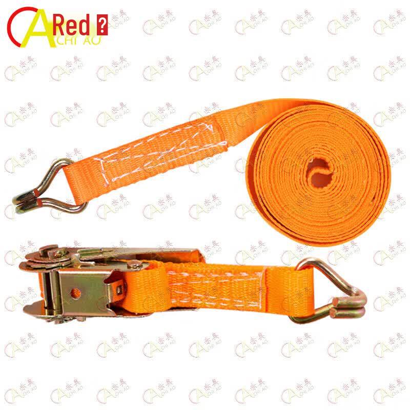 Heavy-Duty Ratchet Tie-Down Strap