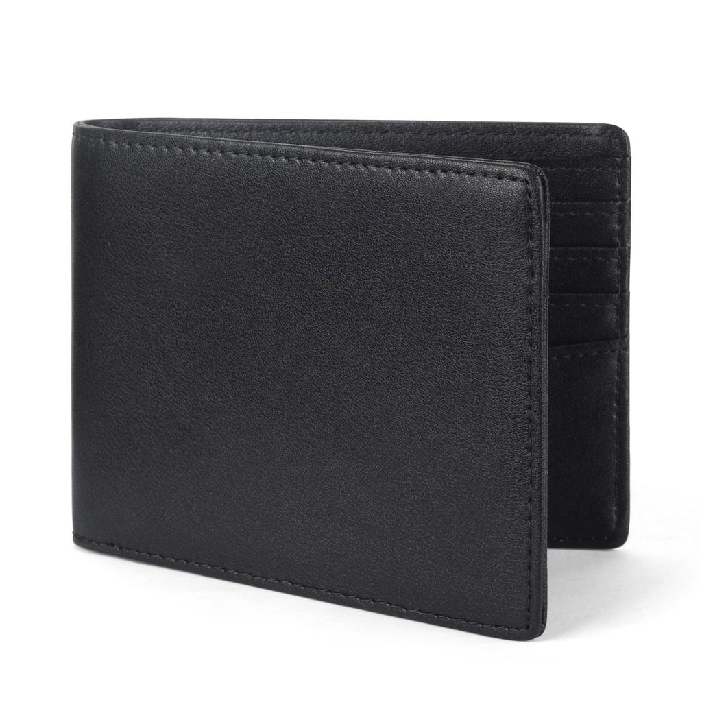 Men's Carbon Fiber Texture Bifold Wallet with Multi-Card Slots