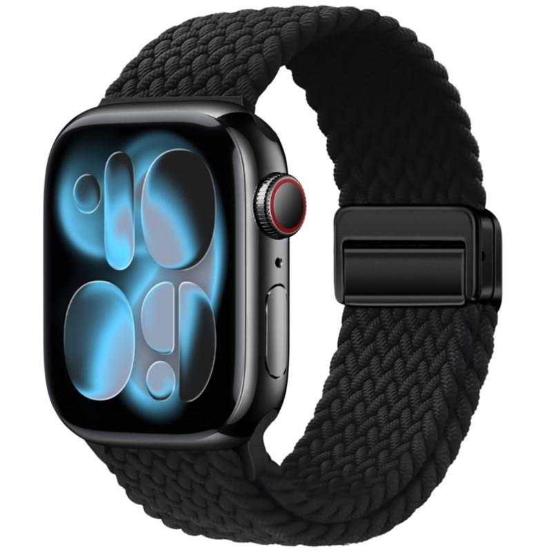 Case+Braided Strap For Apple Watch Bands 40mm 45mm 41mm 44mm 46mm 42mm magnetic correa Bracelet iWatch series se 3 6 7 8 9 10 11
