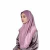 Elegant Chiffon Floral Print Chiffon Hijabs Linen Multicolor Arab Lady Headscarf All-match Ethnic Turban Cap All Seasons