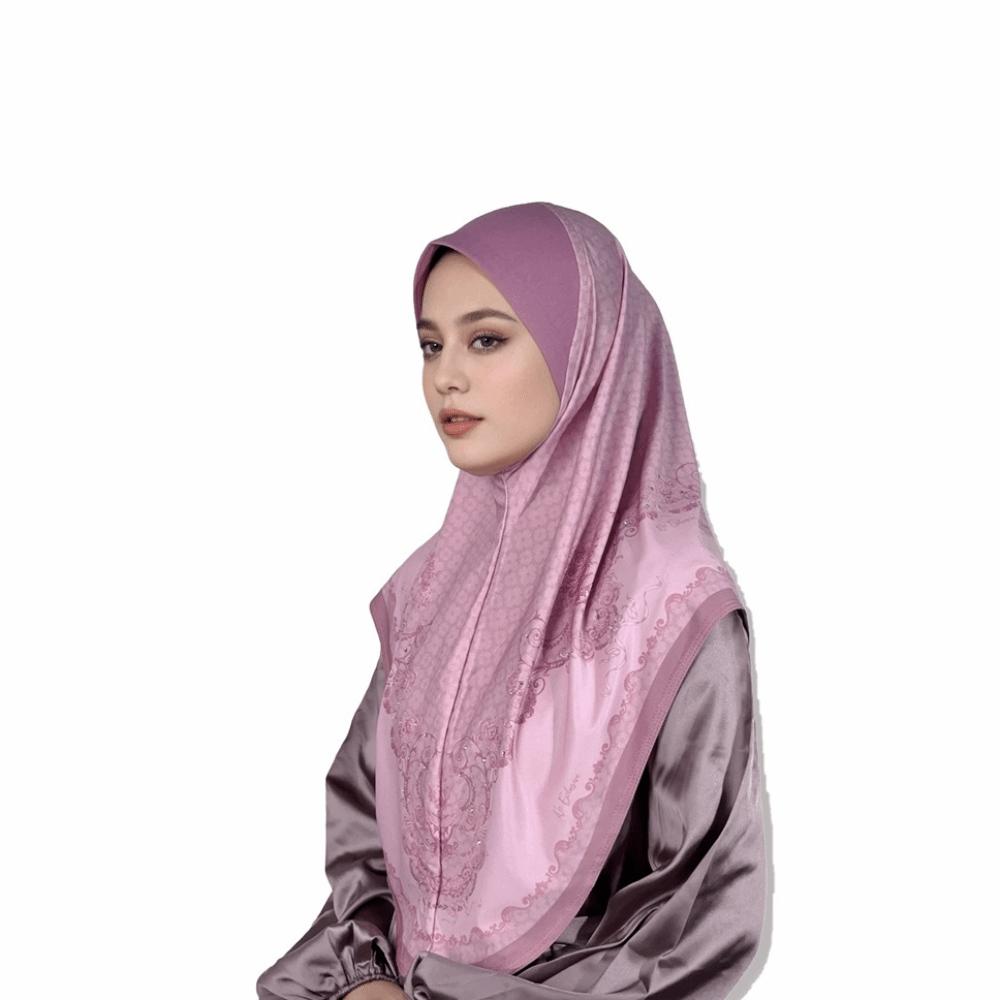 Elegant Chiffon Floral Print Chiffon Hijabs Linen Multicolor Arab Lady Headscarf All-match Ethnic Turban Cap All Seasons