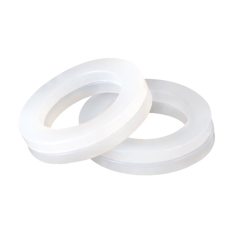 High-Temperature Food-Grade Silicone Water Meter Gasket - 4/6 Point, DN15/20/25