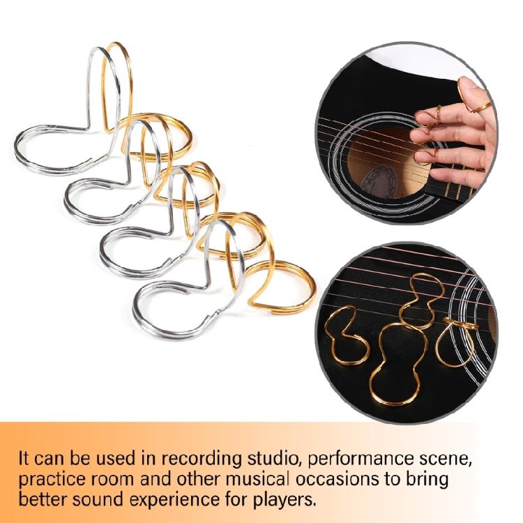 4Pcs/pack Butterfly Guitar Finger Picks Thumb Picks Adjustable Plectrums Stringed Instrument Guitar Picks Finger Picks