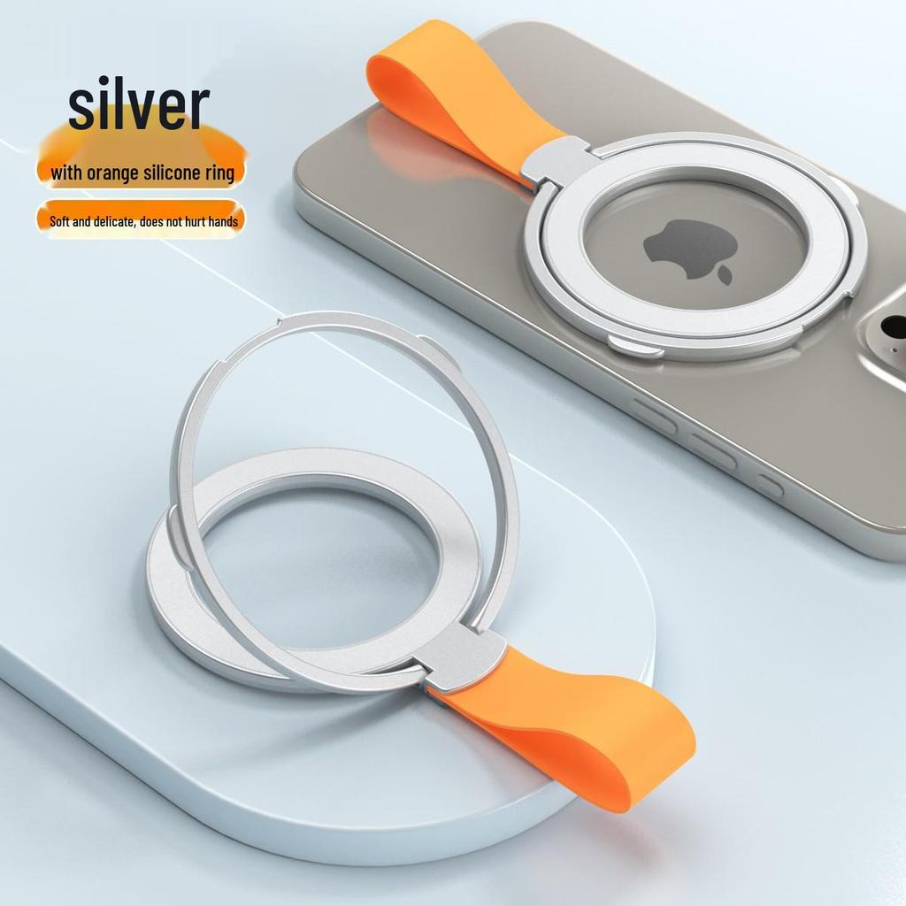 Magnetic Alloy Phone Stand: Multi-functional Desktop Holder for Universal Use