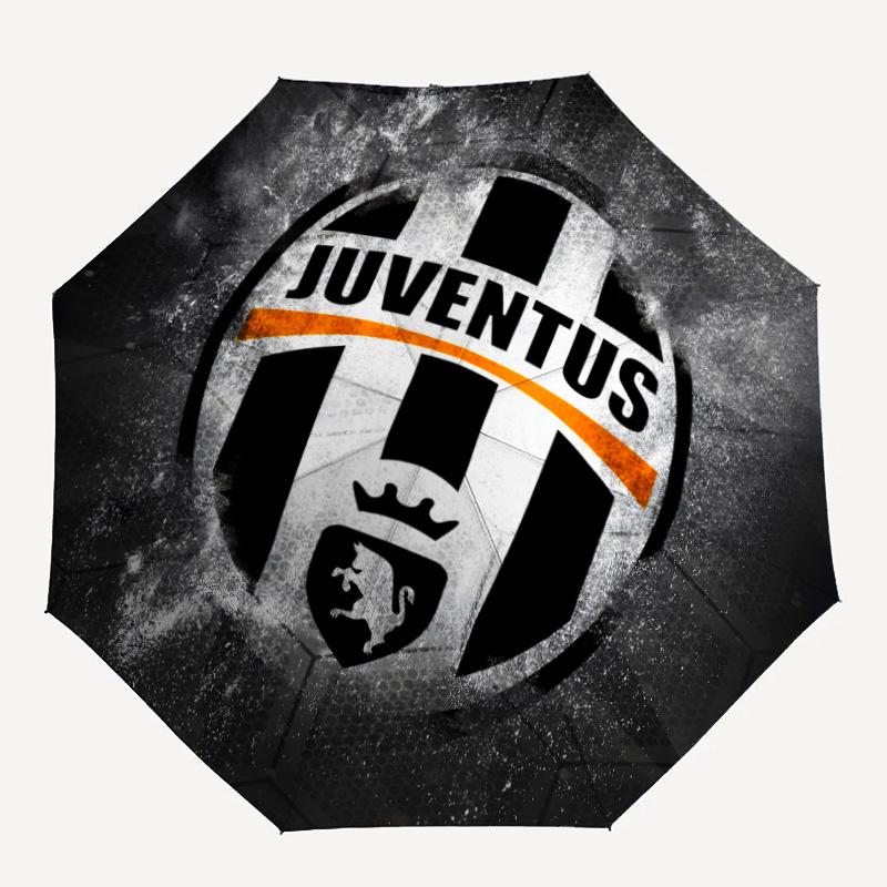 1pc Juventus Umbrella, Sun Protection, And UV Shielding. It Has Eight Sturdy Ribs for Outdoor Use And Perfect As a Holiday Gift