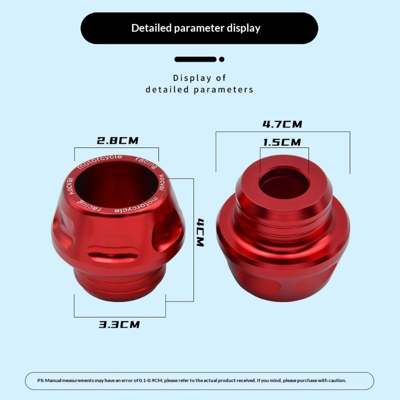 Replacement Motorcycle Front Fork Frame Sliders Accessory Wheel Crash Protector For Moped Scooters Durable Replace Parts