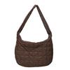 Nylon Bag 2026 New Women's Bag Handbag Tote Autumn/Winter New Fashion Space Cotton Suit Bag Large Capacity Lingge Dumpling Bag