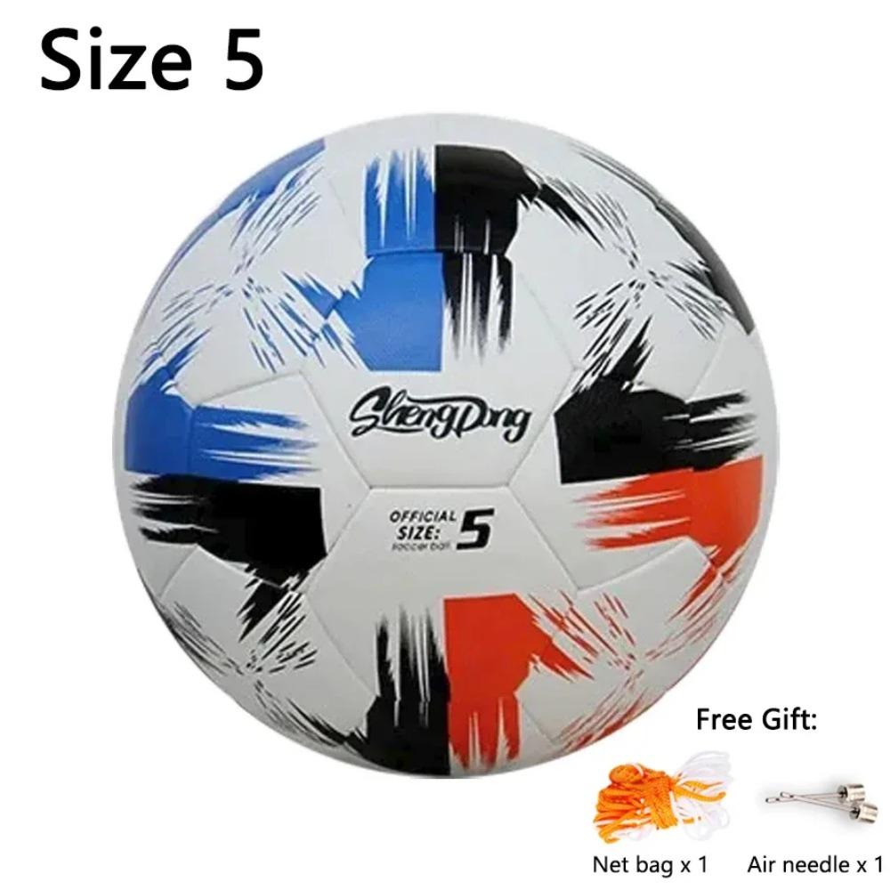 Football High Quality Soccer Balls Official Size 5 PU Material Seamless Goal Team Outdoor Match Game Training Ballon