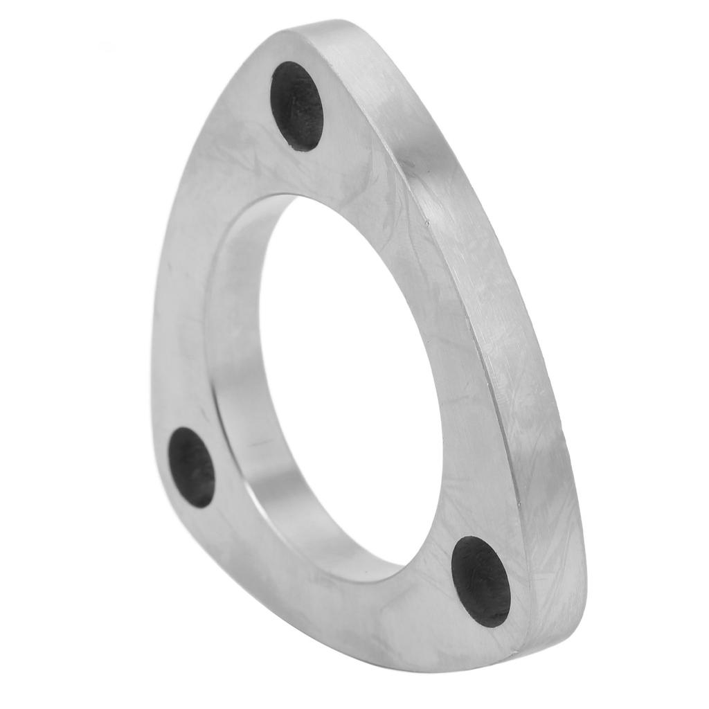 2in 3 Bolt Turbocharger Pipe Adapter Flange Strong Sealing Low Noise High Temperature Resistant Universal for Car