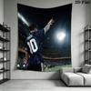Messi Wall Tapestry Aesthetic Wall Hanging Printed Fabric Blanket Decorative Tapestries for Bedroom Living Room Home Decor
