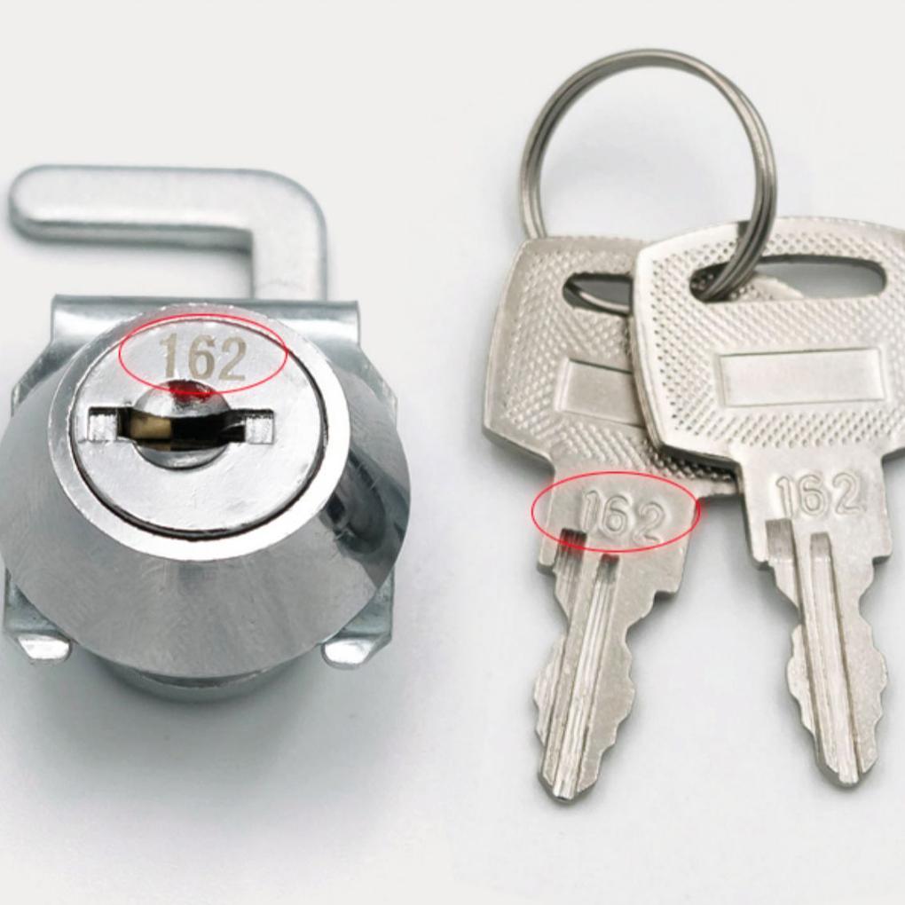 Rust-Resistant Mini Cam Lock With Quick Clip For Cash Box Easy Replacement Metal Cabinet Airbox Lock