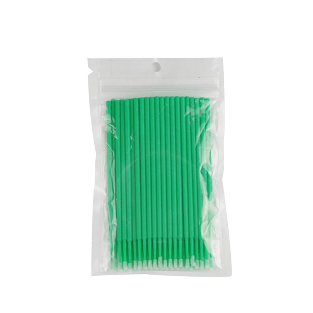 50-200 Pcs Disposable Micro Applicator Brushes For Eyelash Extensions, Mascara & Makeup, Compatible With Personal Care Multicolors