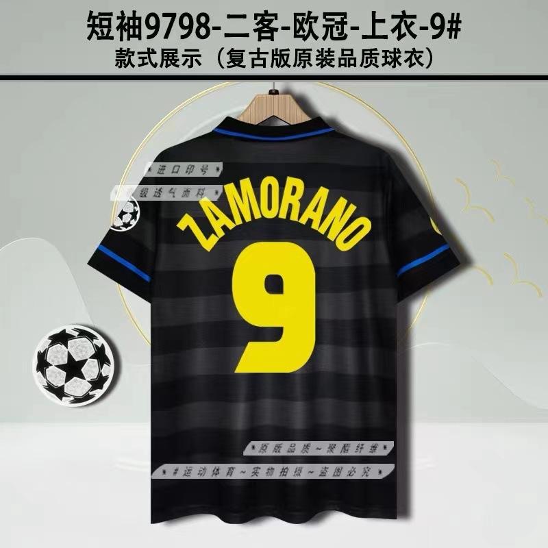 Vintage jersey football jersey classic Inter AC Ronaldo Nesta Maldini Kakashevka jersey S