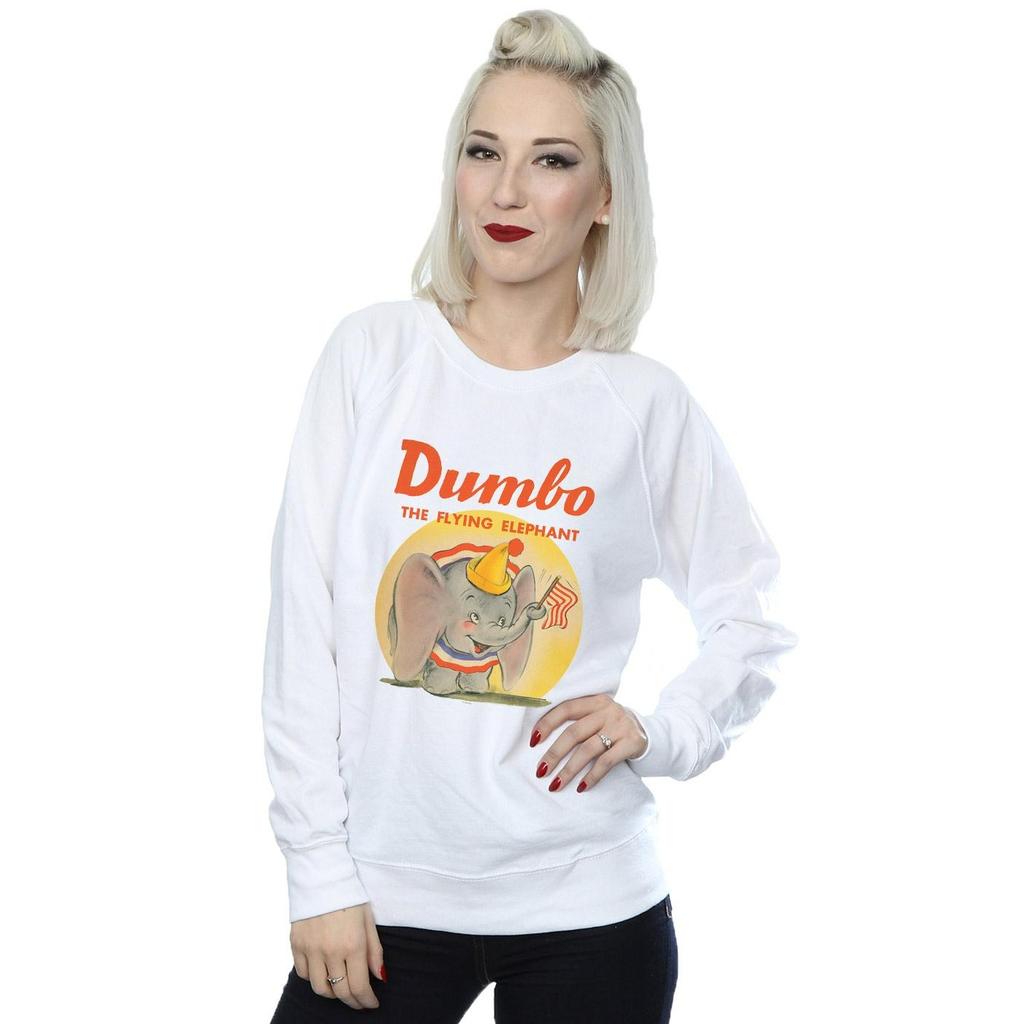 Disney Womens/Ladies Dumbo Flying Elephant Sweatshirt