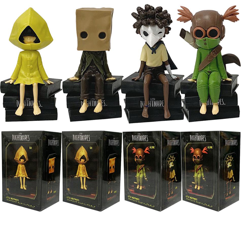 Hot Game Gk Little Nightmares Anime Figurine Six Figure Mono Action Figure Anime Game Pvc Action Figure Collectible Model Doll