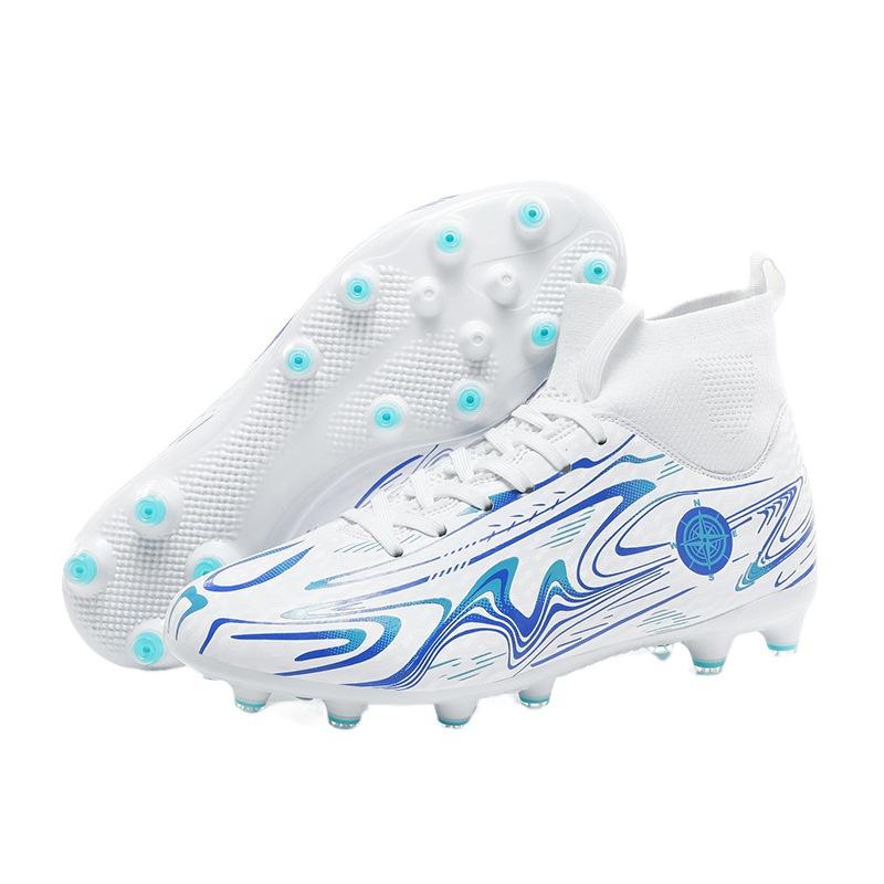 Large size soccer boots AG long spikes broken nails for boys and girls children teenagers students professional competition training sneakers