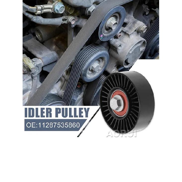 11287535860 Drive Belt Idler Pulley For BMW E60 E90 E91 E92 E70 X5 X3 E83 E70 X1 E84 E63 E66 E64 E93 E87
