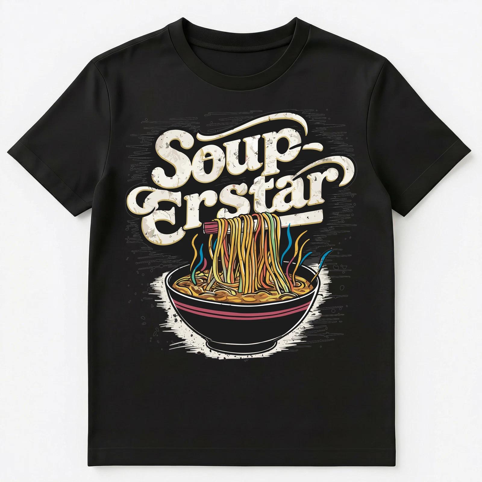 Funny Superstar Ramen Soup Pun Unisex T-Shirt 2XL