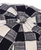 Eondeokeonteulolseutyudio Autumn Beret Bread Beret / Shade Check / Milk Navy