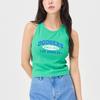 New MLB Los Angeles Dodgers Tank Tops Women's Yellow Green 3FTKV0243-07YGS