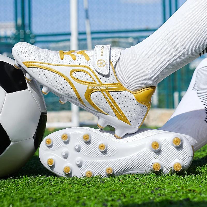 Dětské fotbalové boty Profesionální TF/AG Dětské venkovní tenisky Studentská tréninková společnost Fotbalové boty Trávník Chlapec Fotbalové kopačky