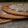 Round Teapot Mats Woven Texture Heat Insulation Pad Tea Ceremony Shell Mats  Restaurant