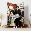 Steins;Gate printed throw blanket—lightweight,soft,warm;versatile blanket all seasons—perfect air-conditioning throw,nap blanket