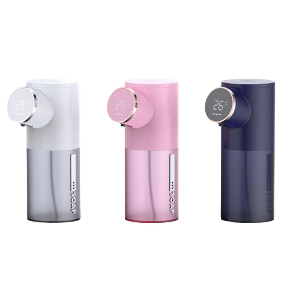 Dispenser Automatico di Sapone con Display della Temperatura Induzione Senza Contatto Dispenser di Sapone Schiumogeno Ricaricabile tramite USB Schiumogeno