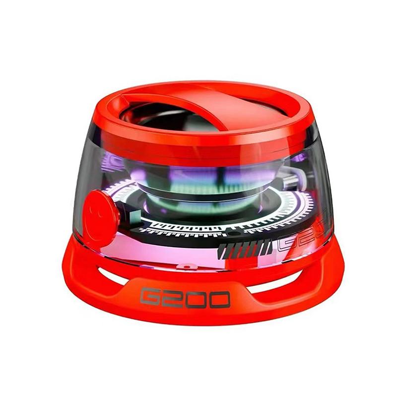 Portable Bluetooth Speaker G200 RGB Lighting Magnetic Speaker BT5.3 Mini Sound Box 7 Hours Playback Phone Holder